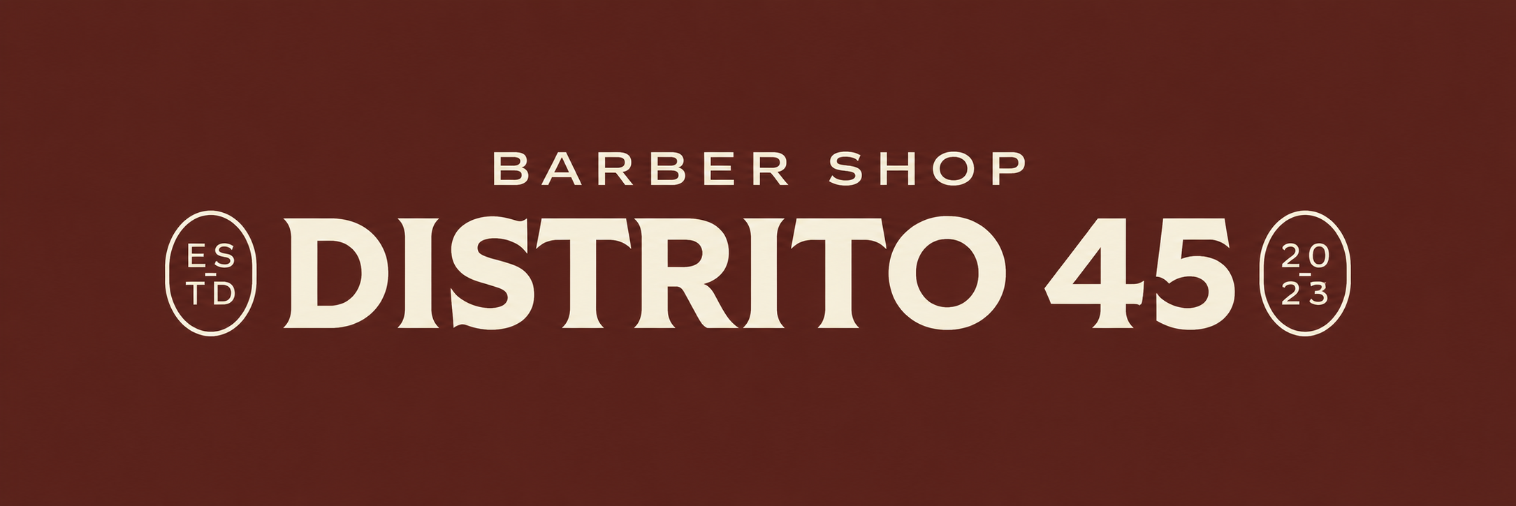 Logo Distrito 45 Barber Shop